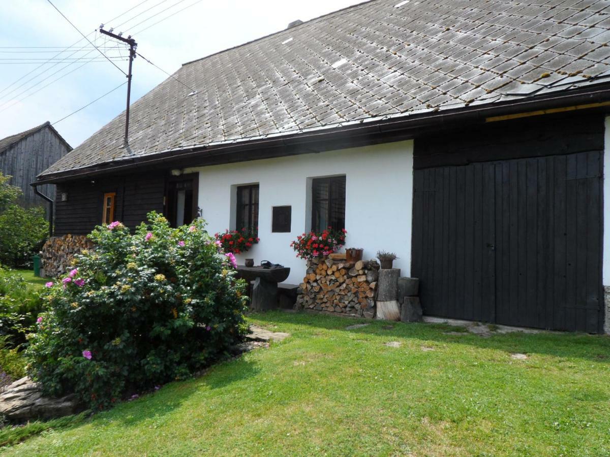 Stylová chalupa na kraji národního parku Šumava Strunkov Esterno foto